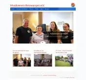 Kleine Seitenvorschau von musikverein-binswangen.de