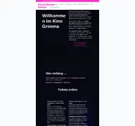 Kleine Seitenvorschau von kino-grimma.de