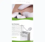 Kleine Seitenvorschau von evatos.de