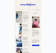 Kleine Seitenvorschau von tweedandgreet.de