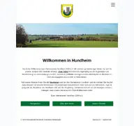 Kleine Seitenvorschau von heimatverein-hundheim.de