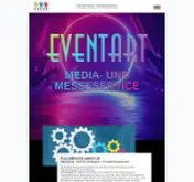 Kleine Seitenvorschau von eventartmedia.de