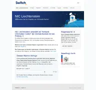 Kleine Seitenvorschau von nic.li