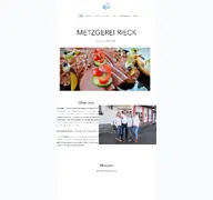 Kleine Seitenvorschau von metzgerei-rieck.de