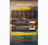 Kleine Seitenvorschau von reisetipps.hafermannreisen.de