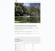 Kleine Seitenvorschau von arlbergcamping.at