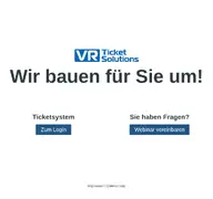 Kleine Seitenvorschau von vr-ticket.de