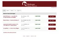 Kleine Seitenvorschau von eventtickets.stadt-buedingen.de