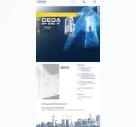 Kleine Seitenvorschau von geda.de