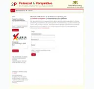 Kleine Seitenvorschau von plattform.2p-bw.de