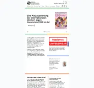 Kleine Seitenvorschau von stiftung-gegen-rassismus.de
