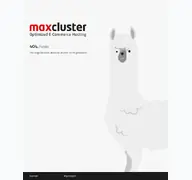 Kleine Seitenvorschau von maxcluster.net