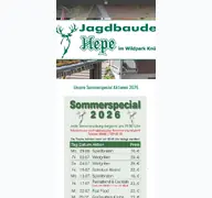 Kleine Seitenvorschau von jagdbaude-wildpark-knuell.de