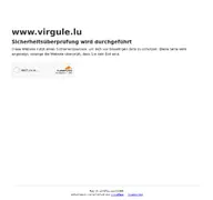 Kleine Seitenvorschau von virgule.lu