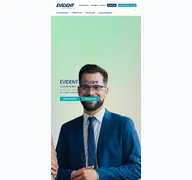 Kleine Seitenvorschau von evident.de