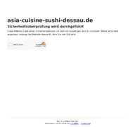 Kleine Seitenvorschau von asia-cuisine-sushi-dessau.de