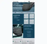 Kleine Seitenvorschau von customhockeysticks.de