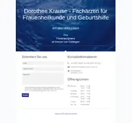 Kleine Seitenvorschau von gynpraxis-krause.de