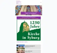 Kleine Seitenvorschau von ev-kirche-syburg-hoechsten.de