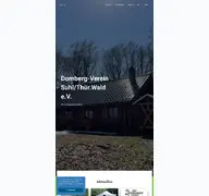 Kleine Seitenvorschau von domberg-verein.de