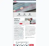 Kleine Seitenvorschau von optik-nosch.de