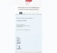 Kleine Seitenvorschau von orthopaedie-badneuenahr.de