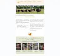 Kleine Seitenvorschau von straussenfarm-sabel.de