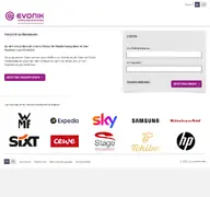 Kleine Seitenvorschau von evonik.mitarbeiterangebote.de