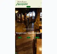 Kleine Seitenvorschau von wirtshaus-ausspann.de
