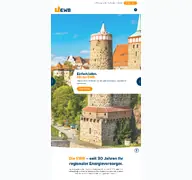 Kleine Seitenvorschau von ewbautzen.de