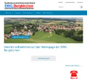 Kleine Seitenvorschau von ewg-bergkirchen.de
