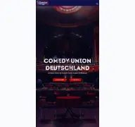 Kleine Seitenvorschau von comedy-union.de