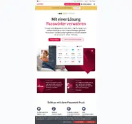 Kleine Seitenvorschau von lastpass.com