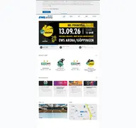 Kleine Seitenvorschau von ews-arena.de