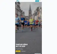 Kleine Seitenvorschau von stadtlauf-dueren.de