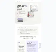Kleine Seitenvorschau von gropirad.de