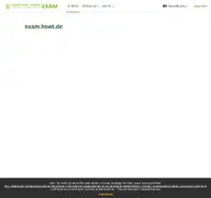 Kleine Seitenvorschau von exam.hswt.de