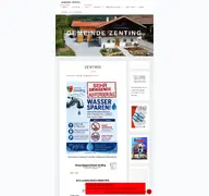 Kleine Seitenvorschau von gemeinde-zenting.de