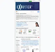 Kleine Seitenvorschau von exbuster.de