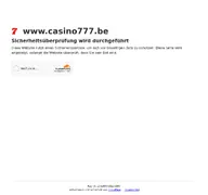 Kleine Seitenvorschau von casino777.be