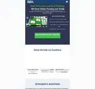 Kleine Seitenvorschau von excelhero.de
