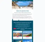 Kleine Seitenvorschau von polnische-ostsee-urlaub.de