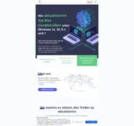 Kleine Seitenvorschau von drivereasy.com