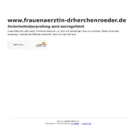 Kleine Seitenvorschau von frauenaerztin-drherchenroeder.de