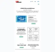 Kleine Seitenvorschau von cosmo-wissenschaftsforum.de