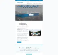 Kleine Seitenvorschau von poolbauprofi.de