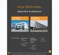 Kleine Seitenvorschau von arte-wohnbau.de