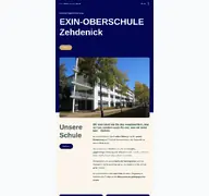 Kleine Seitenvorschau von exin-oberschule.de