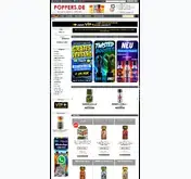 Kleine Seitenvorschau von poppers.de