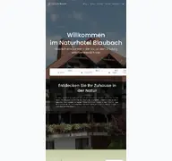 Kleine Seitenvorschau von naturhotel-blaubach.de